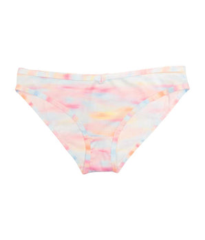 Rainbow Watercolour Ribbed Brief