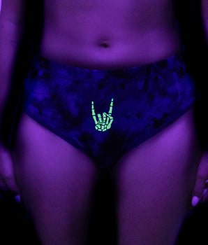 BeChill™ Rock n' Skull Glowing High-Rise Brief