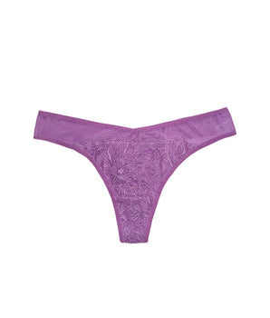 Orchid Applique Thong