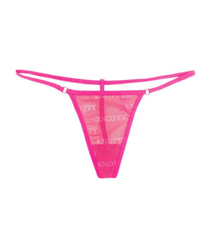 Hot Pink Knotty G-String