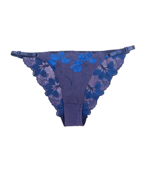 Enchanting Navy Floral Lace Bikini