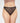 Front-Coverage Black G-String