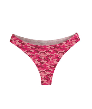 BeChill™ Pink Camo Mid-Rise Thong