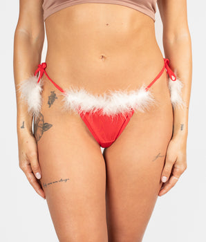 Santa Baby Red Thong