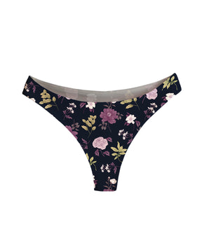 AiraModal™ Vintage Florals Mid-Rise Thong