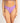 Violet Petal Mesh Thong