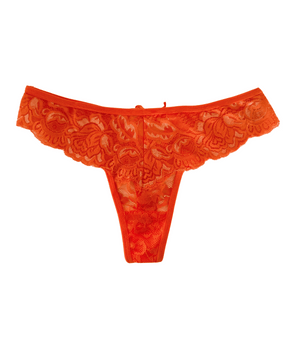 Autumn Lace Floral Thong