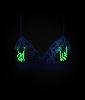 BeChill™ Rock n' Skull Glowing Wrap Bra