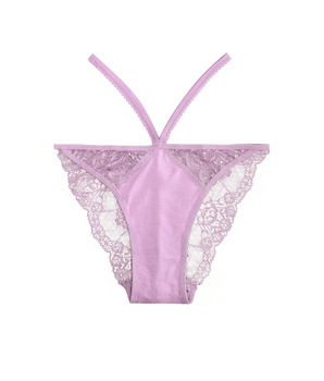 Strappy Mauve Brief